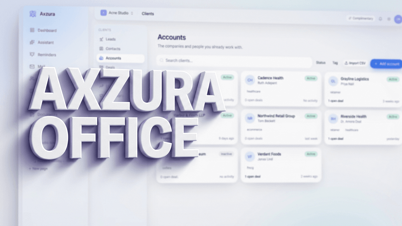 Axzura — project preview